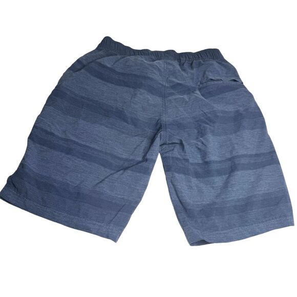 Travis Mathew‎ Men's Stripe Elastic Waistband Stretch Athletic Shorts Gray Small - Picture 2 of 7